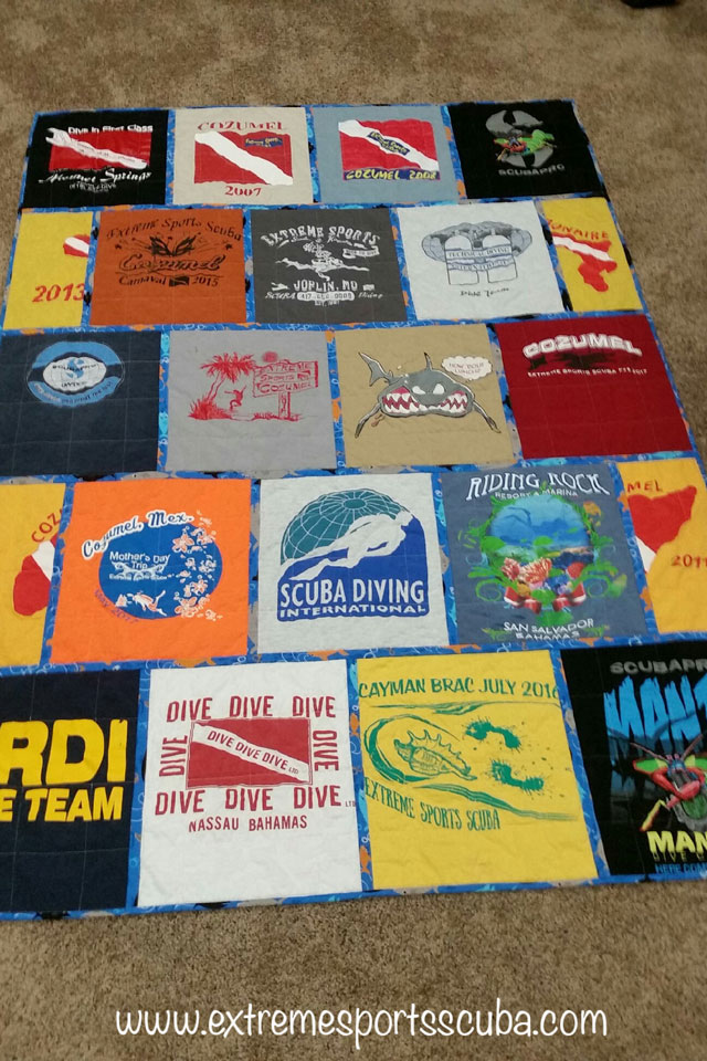 The T-Shirt Quilt - Extreme Sports